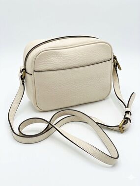 J.Crew Leather Camera Bag – Ivory - read description
